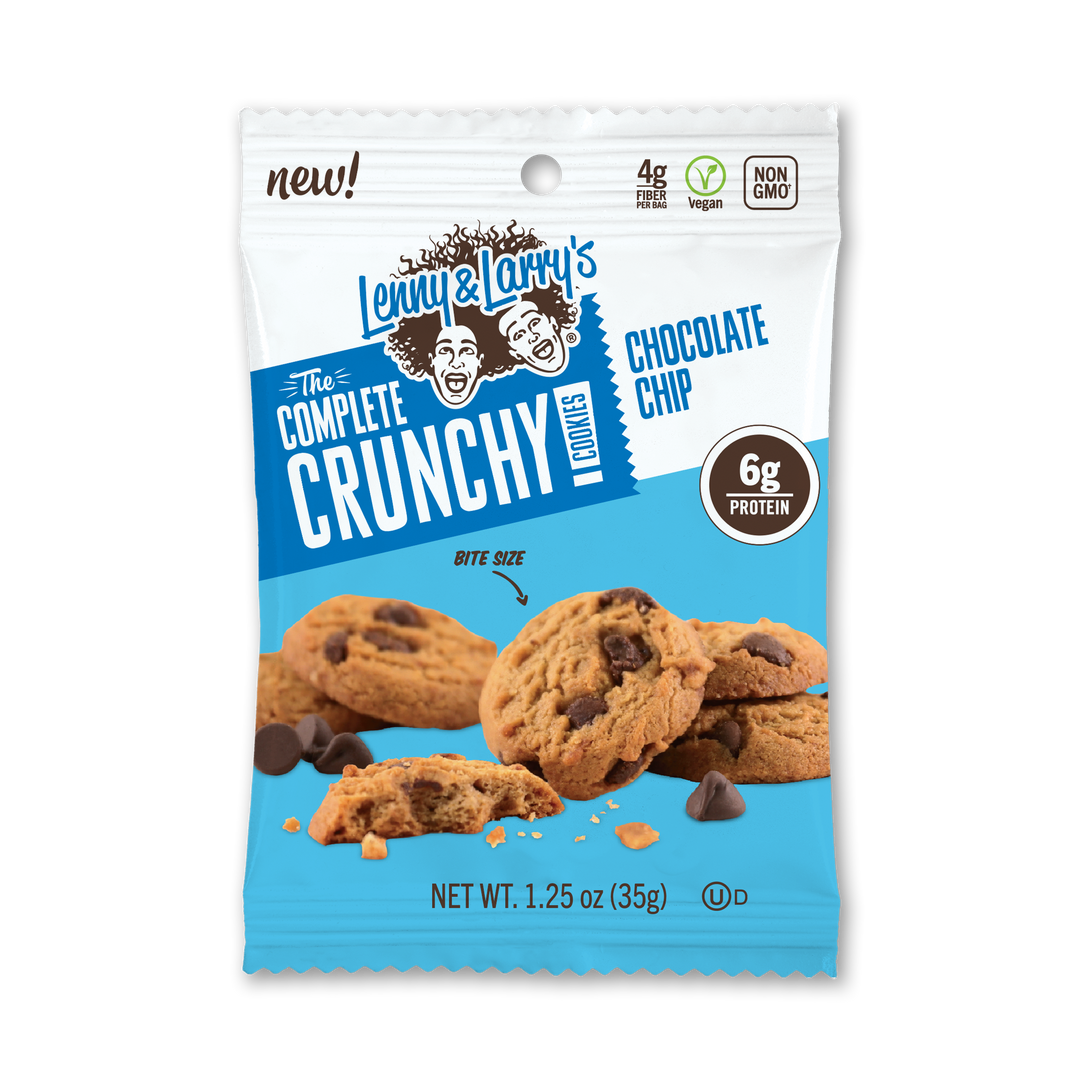 Lenny & Larry's Crunchy Cookie Complete Chocolate Chip Crunchy Cookie-1.25 oz.-12/Box-6/Case