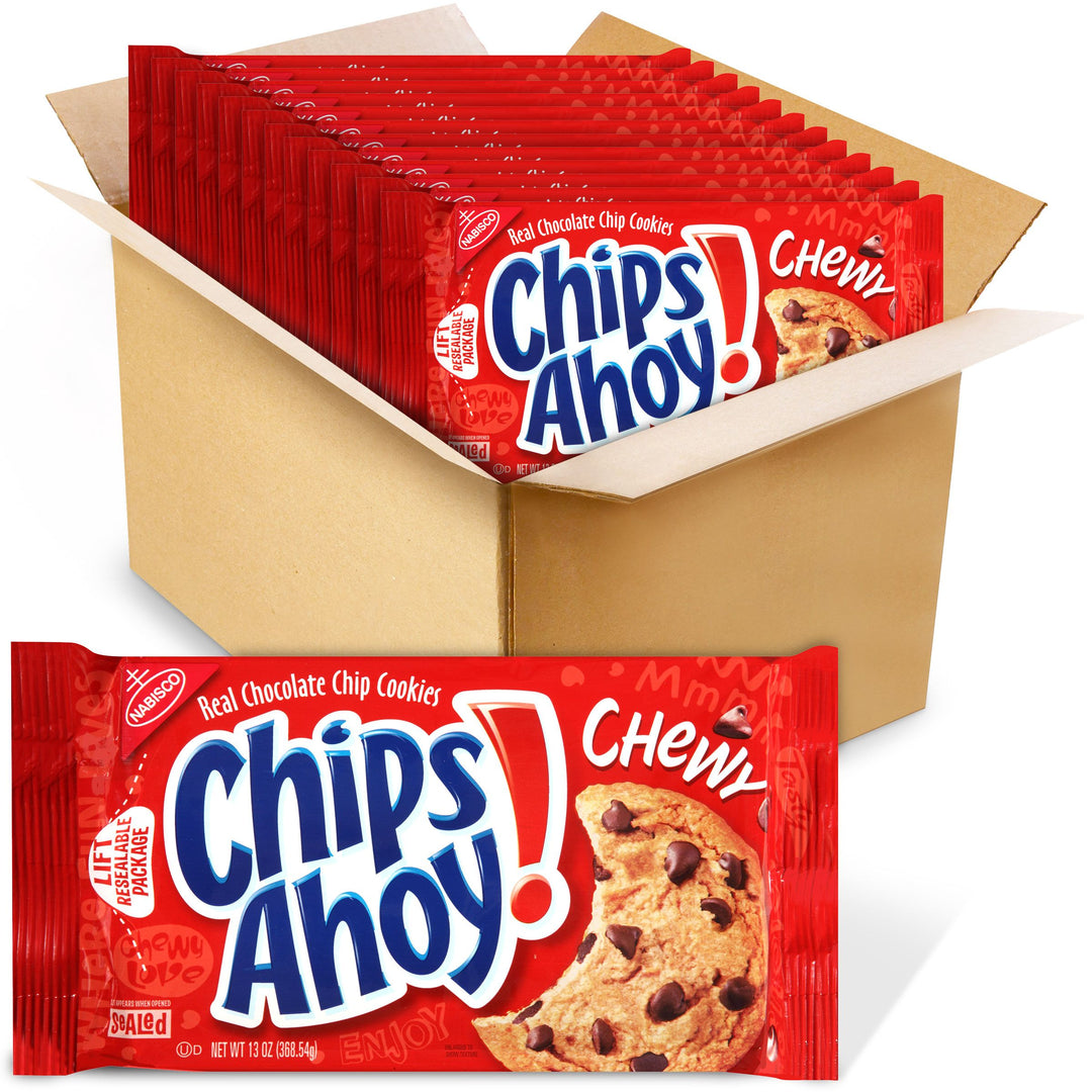 Chips Ahoy Chewy Chocolate Chip Cookies-13 oz.-12/Case