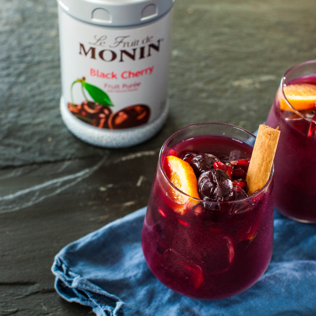 Monin Black Cherry Puree-1 Liter-4/Case