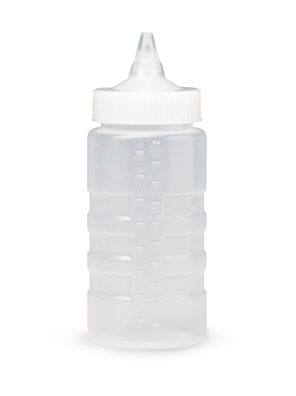Vollrath Wide Mouth Close Cap Clear Squeeze Dispenser-12 Each-1/Case