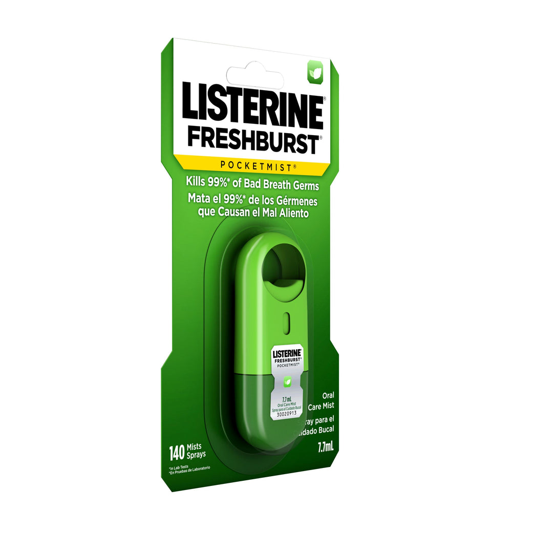 Listerine Spray Fresh Burst Pocket Mist-7.7 Milileter-6/Box-6/Case