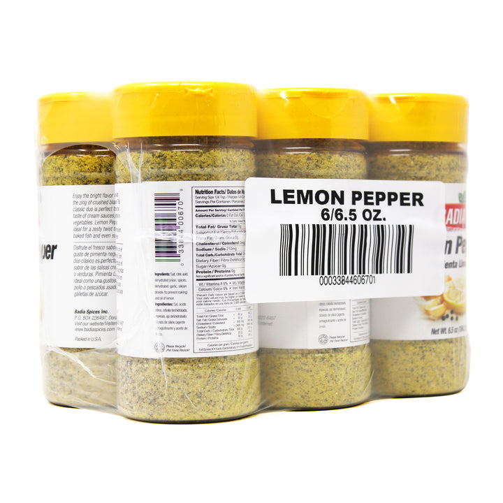 Badia Lemon Pepper Seasoning 6/6.5 Oz.