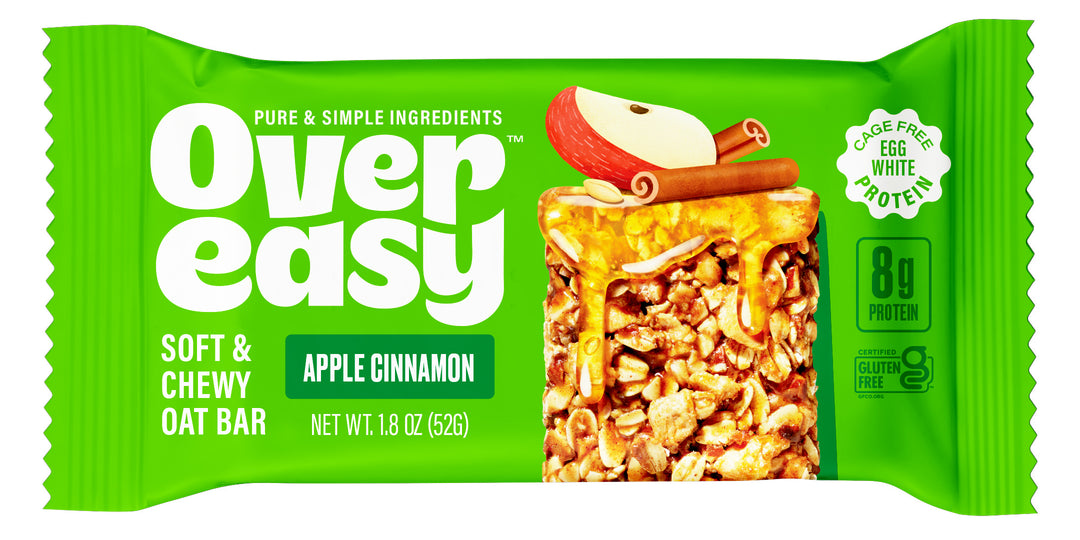 Over Easy Apple Cinnamon Breakfast Bar-1.8 oz.-12/Box-12/Case