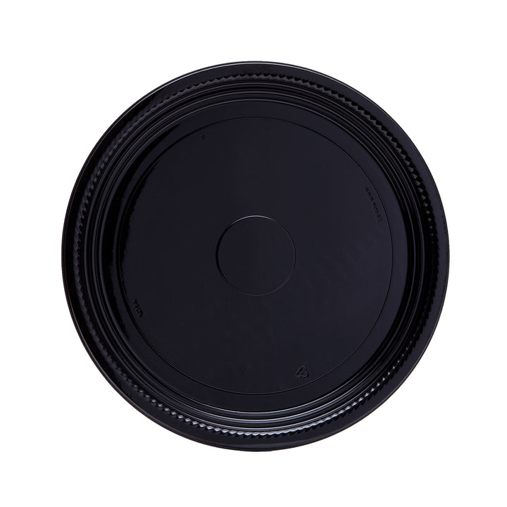 WNA Caterline Pack 12" Thermo Round Black Tray-25 Each-1/Case