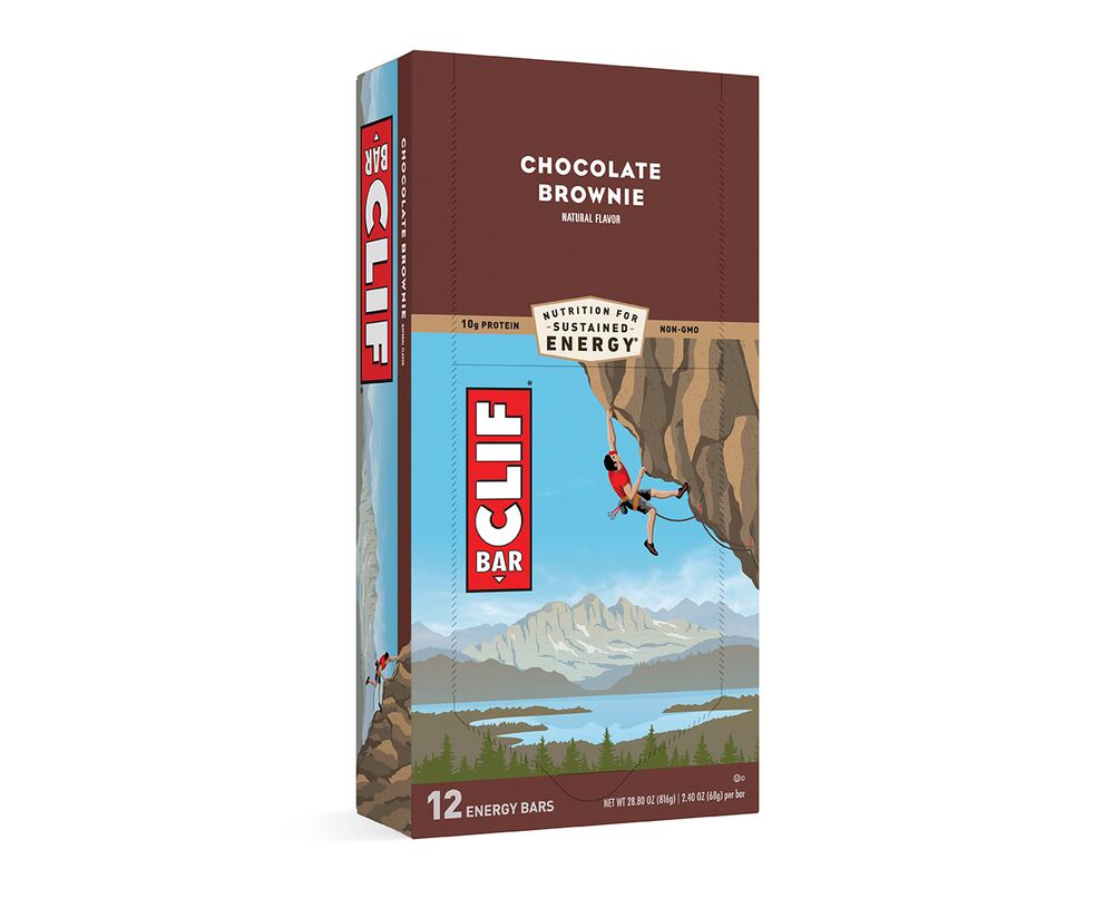 Clif Chocolate Brownie Snack Bar-2.4 oz.-12/Box-16/Case