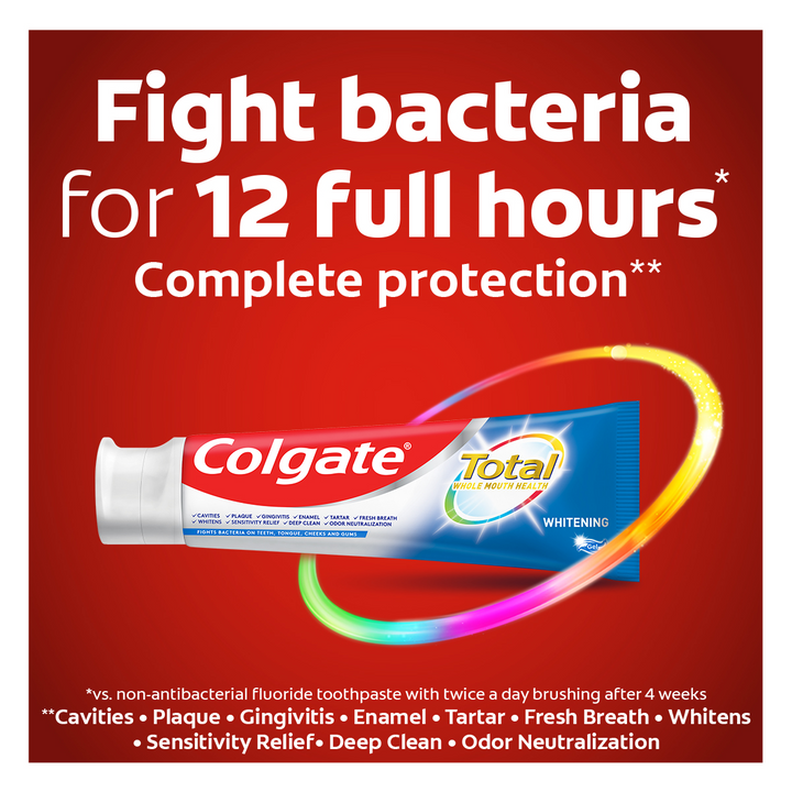 Colgate Total Whitening Toothpaste-3.3 oz.-6/Box-4/Case
