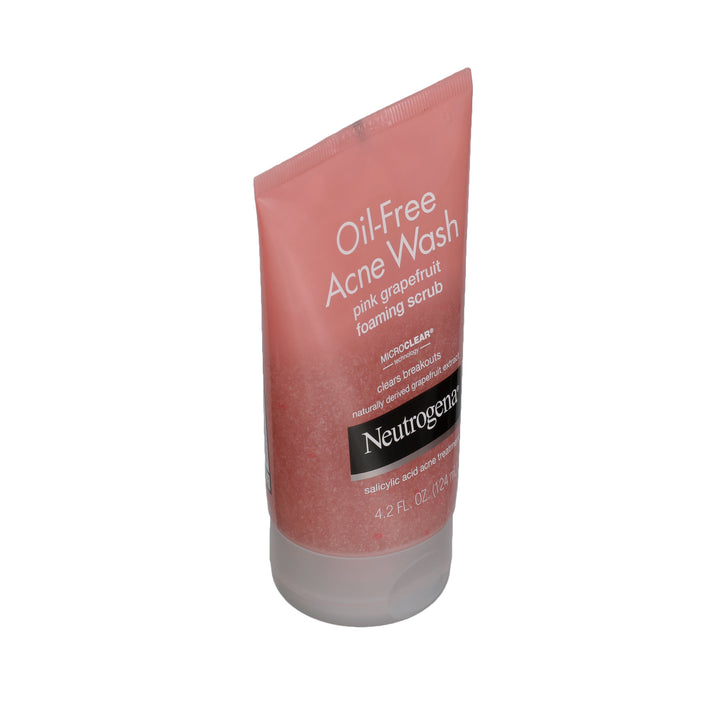 Neutrogena Oil-Free Acne Wash Pink Grapefruit Foaming Scrub-4.2 oz.-3/Box-4/Case