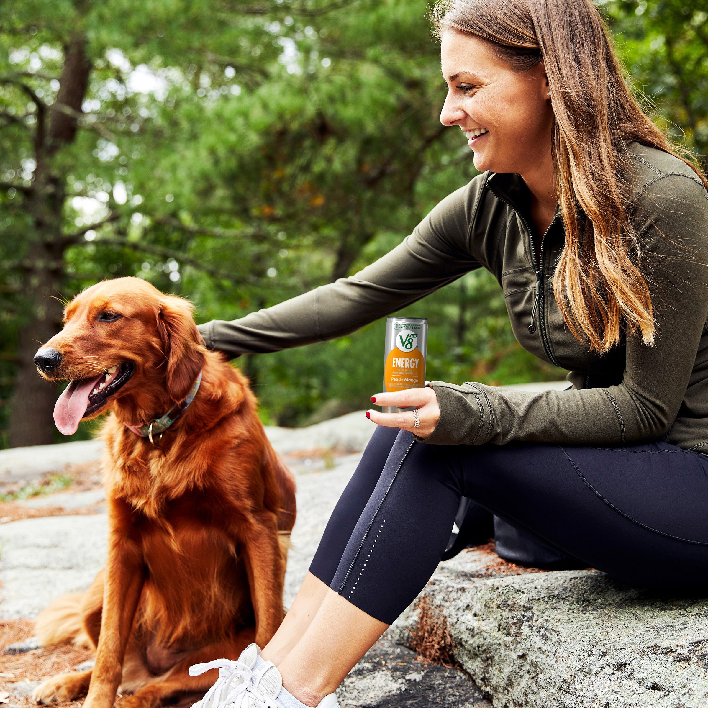 V8 Energy Peach Mango-48 fl oz.s-4/Case MPN# 200000019625 – Round