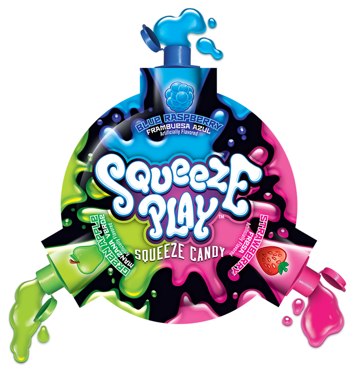 Squeeze Play Squeeze Candy Display Carton-2.1 oz.-12/Box-6/Case