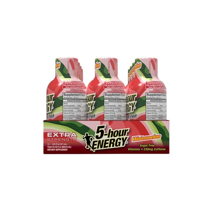 5-Hour Energy Extra Strength Watermelon-1.93 fl oz.s-12/Box-18/Case