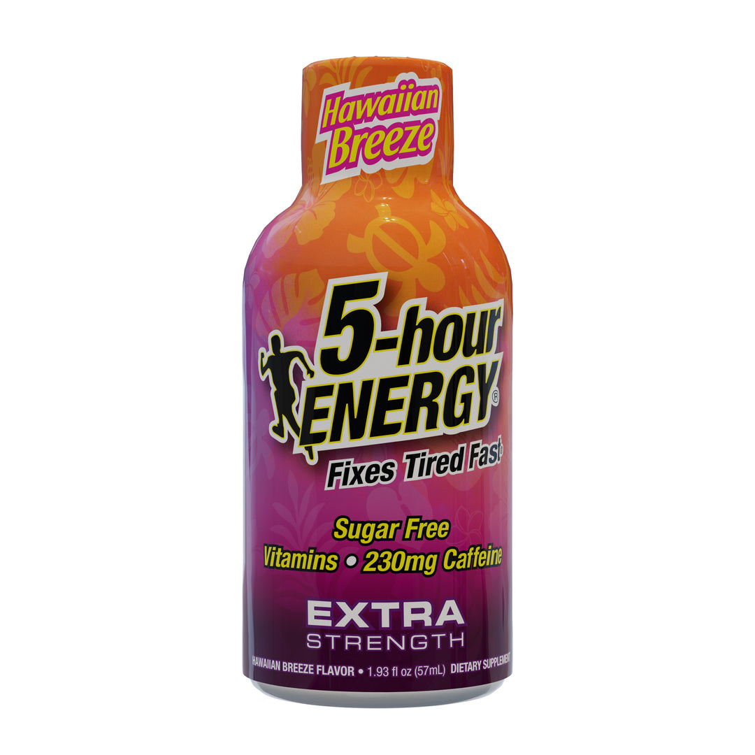 5-Hour Energy Extra Strength Hawaiian Breeze-1.93 fl oz.-12/Box-18/Case
