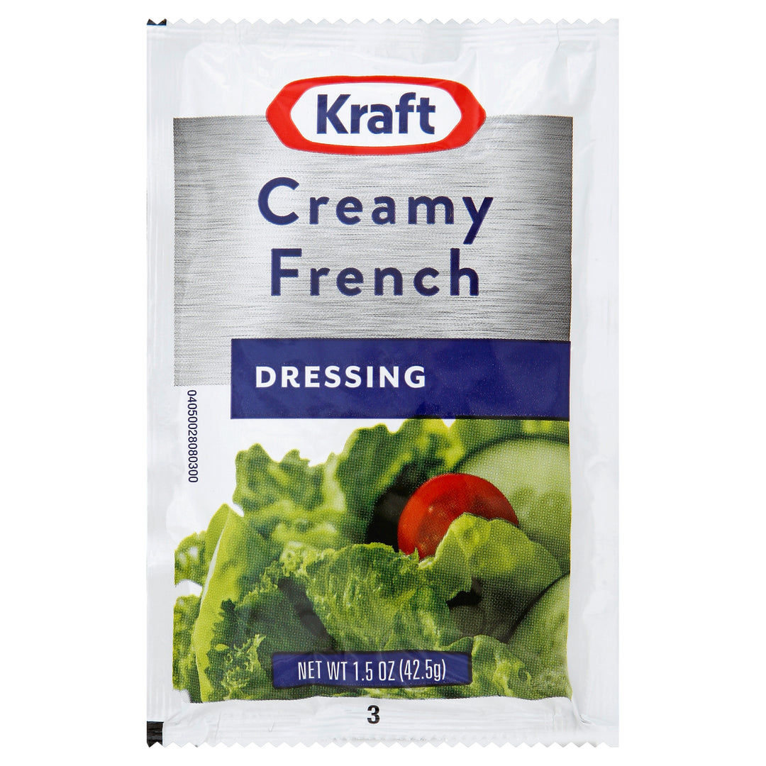 Kraft Creamy French Dressing Single Serve-1.5 oz.-60/Case