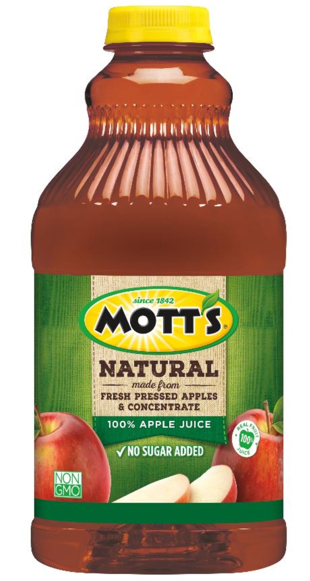 Mott's 100% Natural Apple Juice-64 fl oz.s-8/Case