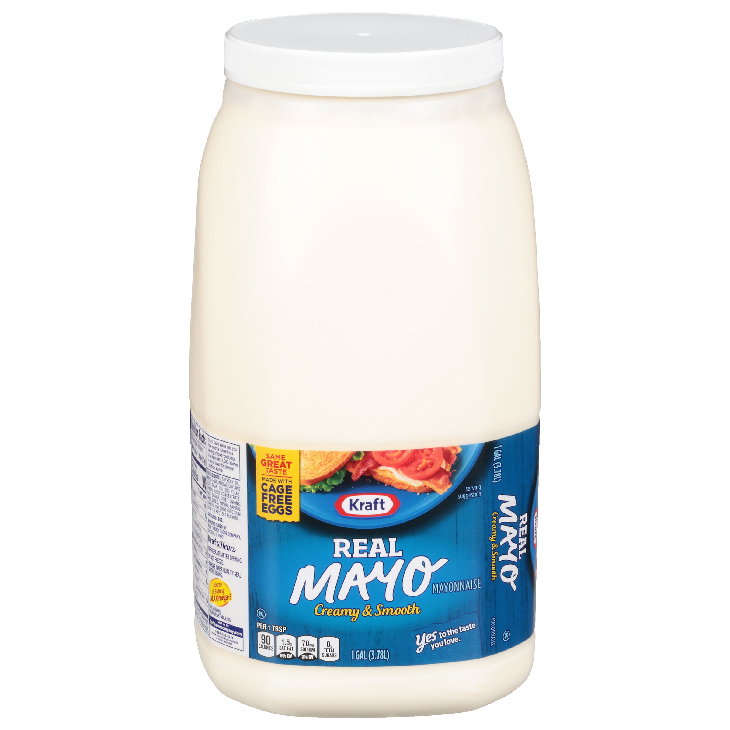 Kraft Real Mayonnaise Bulk-1 Gallon-4/Case MPN# 10021000642196