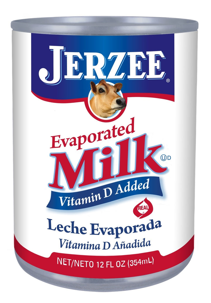 Jerzee E/S Evaporated Milk-12 fl oz.-24/Case
