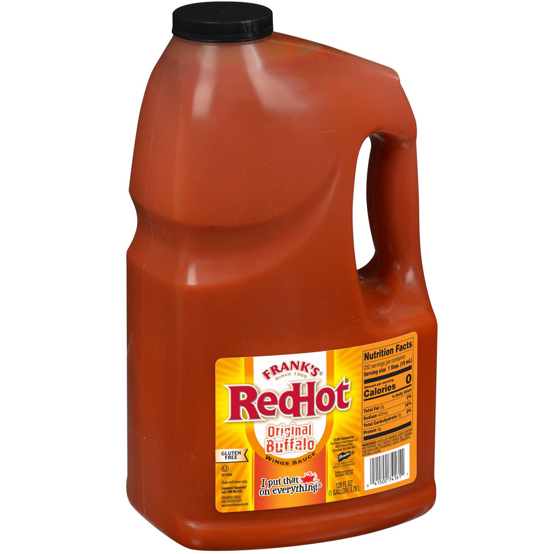 Frank's Redhot Kosher Buffalo Wing Hot Sauce Bulk-1 Gallon-4/Case