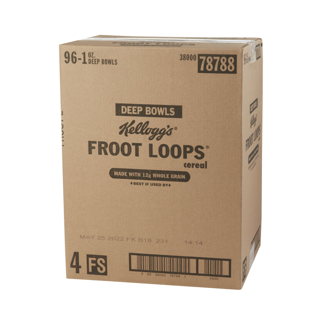Kellogg's Reduced Sugar Froot Loops Cereal-1 oz.-96/Case