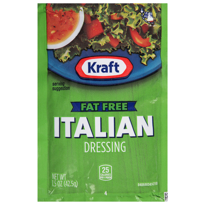 Kraft Fat Free Italian Dressing Single Serve-1.5 oz.-60/Case