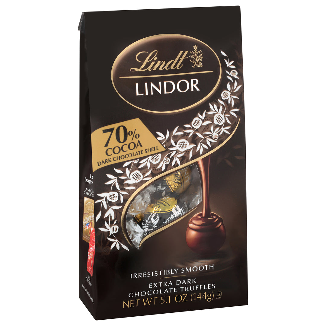Lindt & Sprungli Lindor 70% Bag-5.1 oz.-6/Case