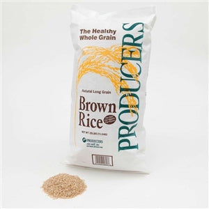 Producers Rice Mill Inc Long Grain Brown Rice-25 lb.
