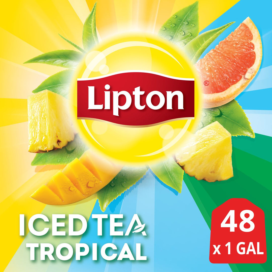 Lipton Tea Lipton Gallon Size Tropical Iced Tea Bag-1 Gallon-2/Case