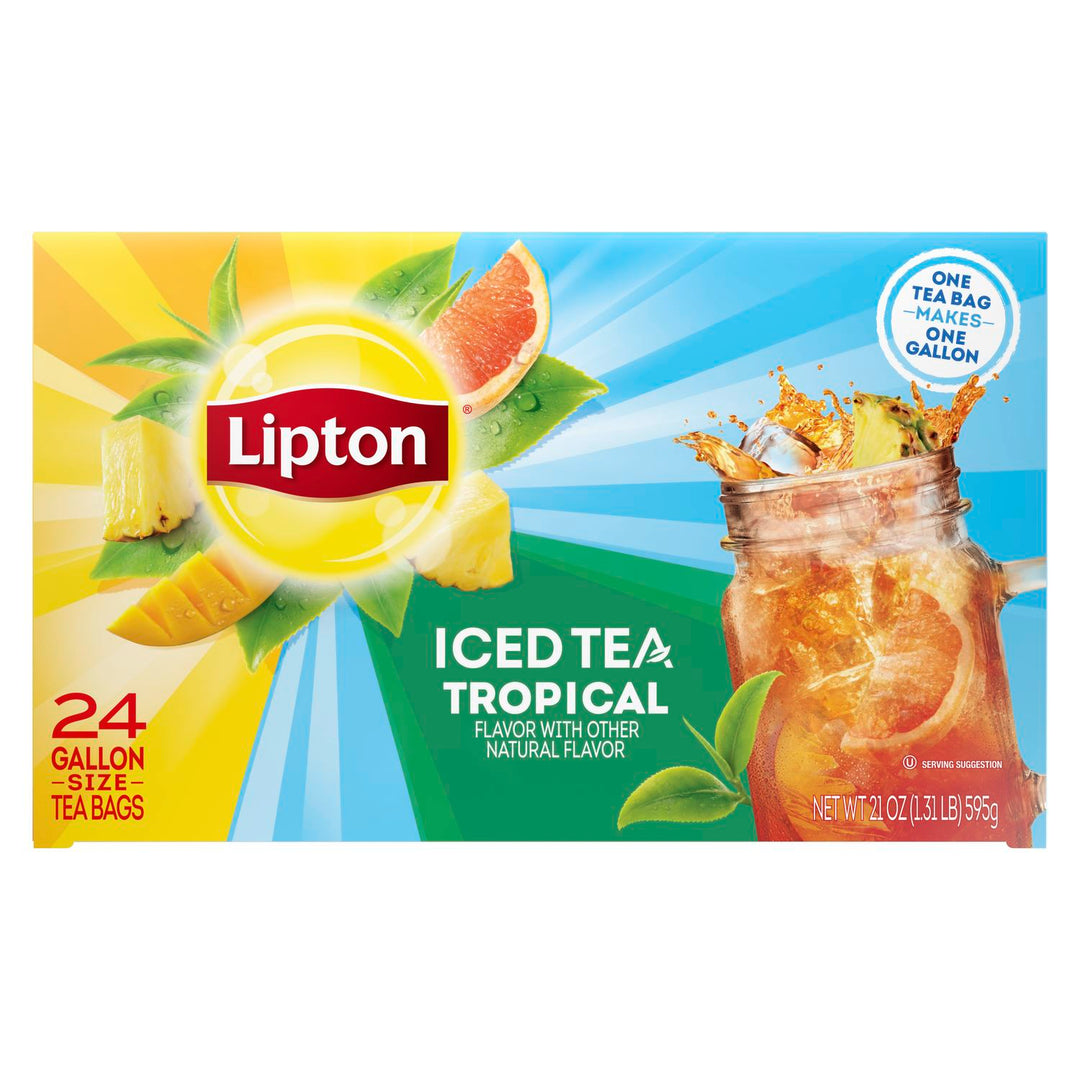 Lipton Tea Lipton Gallon Size Tropical Iced Tea Bag-1 Gallon-2/Case