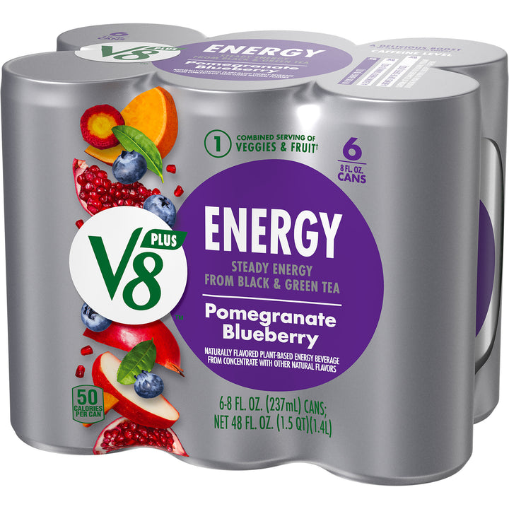 V8 Energy Pomegranate Blueberry-48 fl oz.s-4/Case