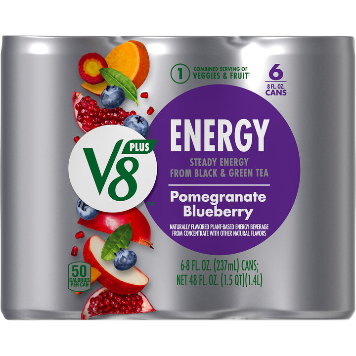 V8 Energy Pomegranate Blueberry-48 fl oz.s-4/Case