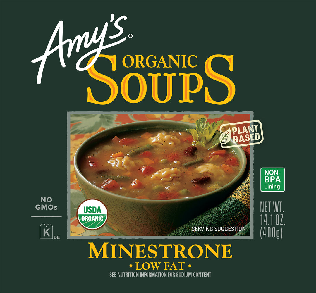 Amy's Soup Minestrone Organic-14.1 oz.-12/Case