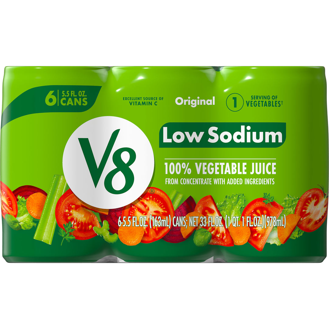 V8 Juice Low Sodium 8 Six Count-33 fl oz.s-8/Case