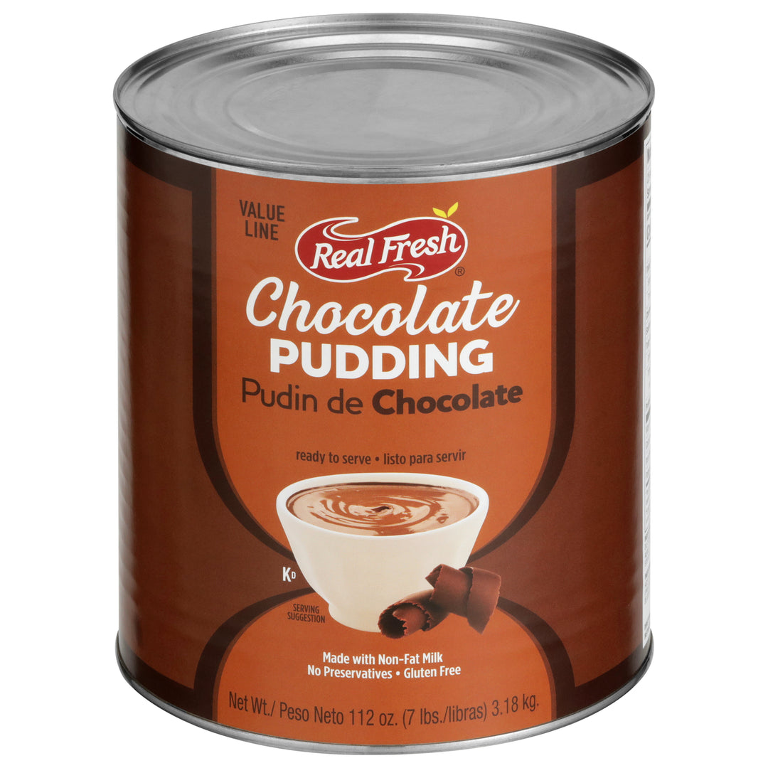 Real Fresh Value Line Trans Fat Free Chocolate Flavored Pudding-7 lb.-6/Case
