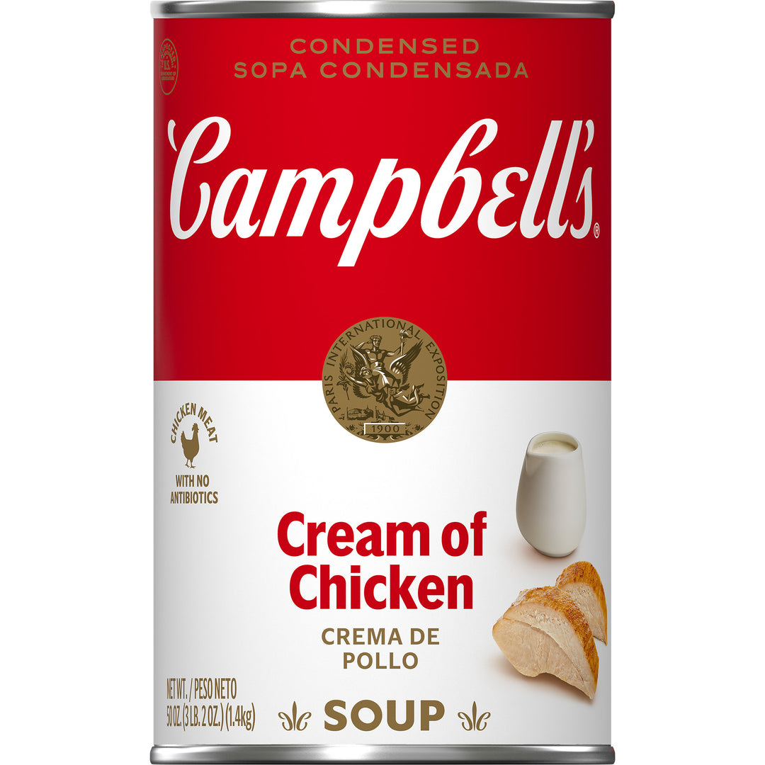 Campbell's Classic Cream Of Chicken Condensed Shelf Stable Soup-50 oz.-12/Case