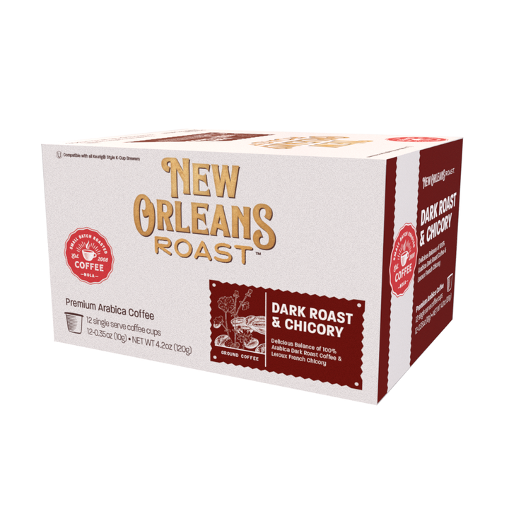 New Orleans Roast Coffee And Chicory Single Serve-12 Count-6/Case