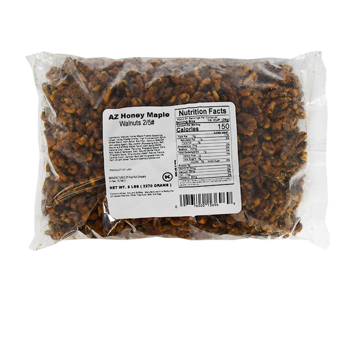 Azar Honey Maple Walnuts-5 lb.-2/Case