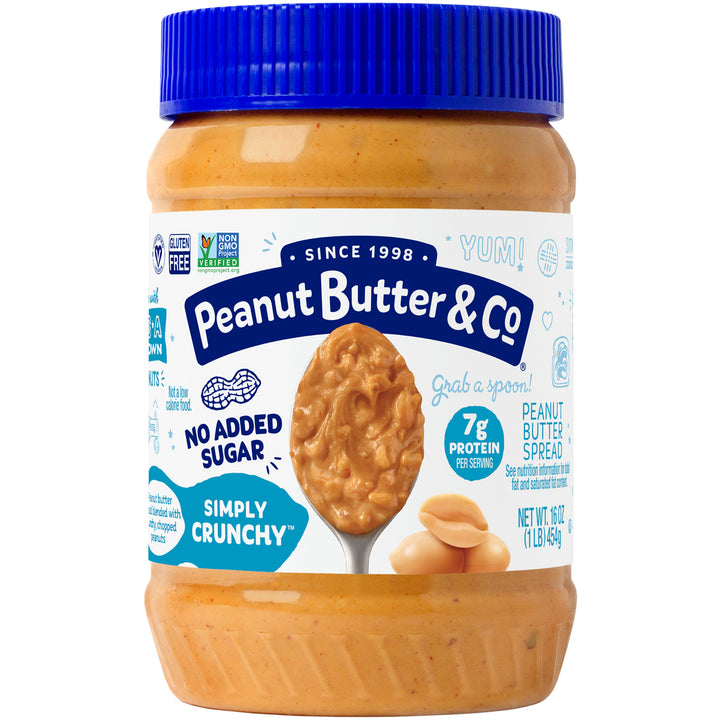 Peanut Butter & Co All Natural Simply Crunchy Peanut Butter Spread-16 oz.-6/Case