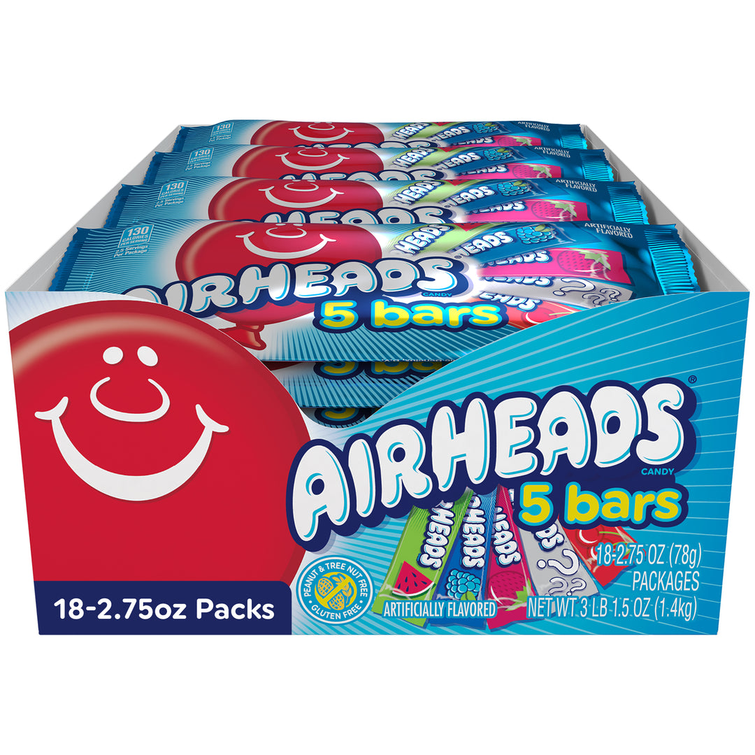Airheads Variety Pack-2.75 oz.-18/Box-8/Case