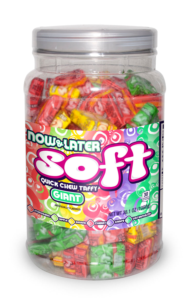 Now & Later Giant Soft Chews-38.1 oz.-6/Case