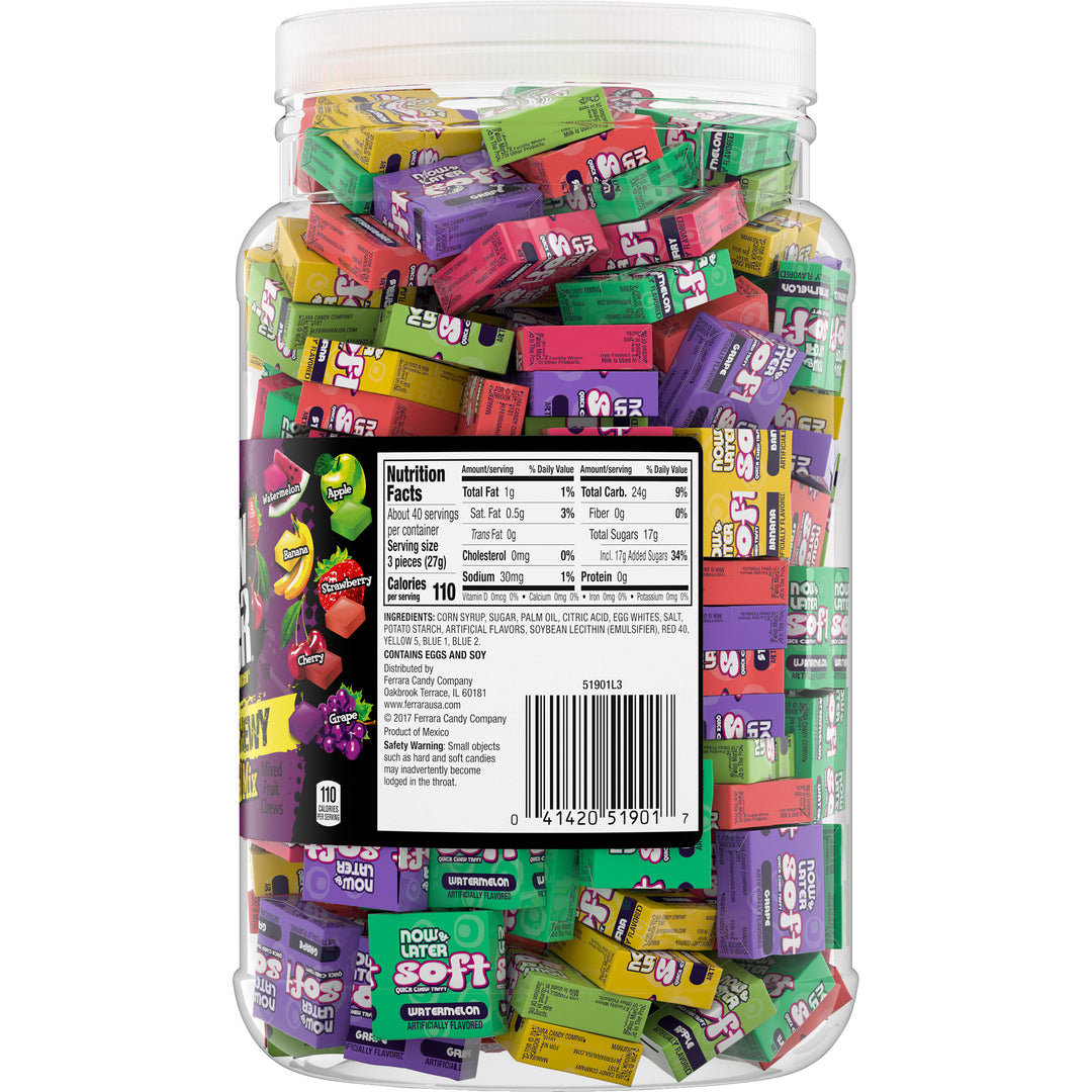Now & Later Giant Soft Chews-38.1 oz.-6/Case