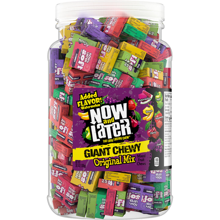 Now & Later Giant Soft Chews-38.1 oz.-6/Case