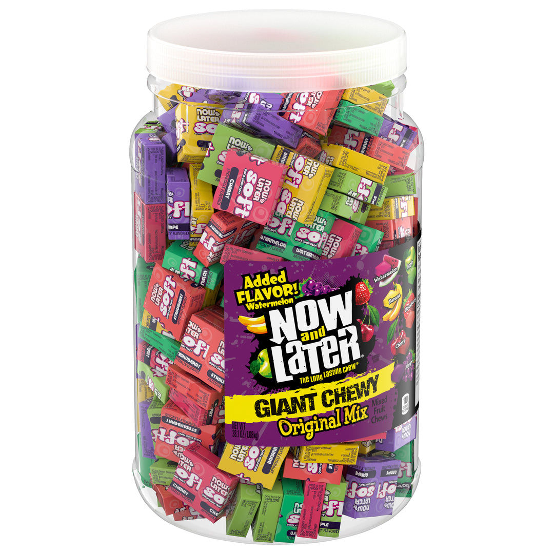 Now & Later Giant Soft Chews-38.1 oz.-6/Case
