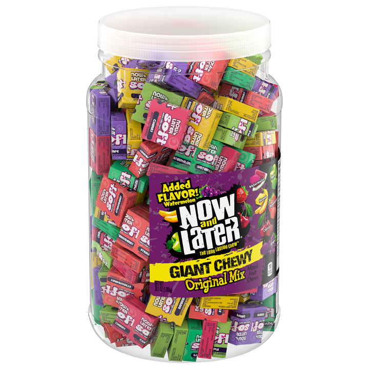 Now & Later Giant Soft Chews-38.1 oz.-6/Case