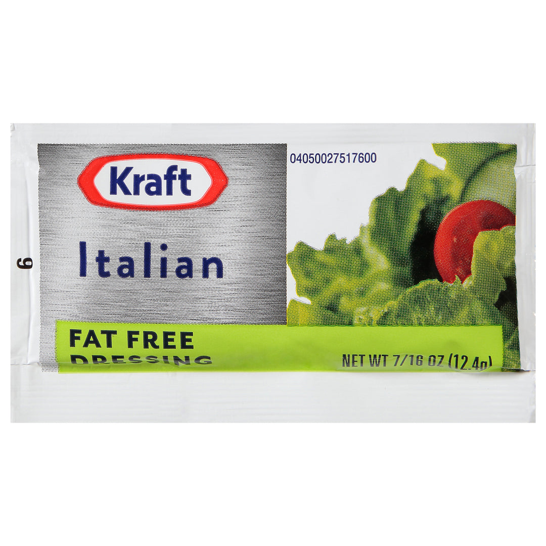 Kraft Fat Free Italian Dressing Single Serve-5.46 lb.-1/Case