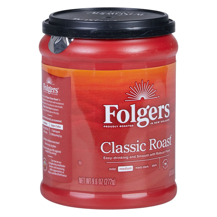 Folgers Classic Roast-9.6 oz.-6/Case