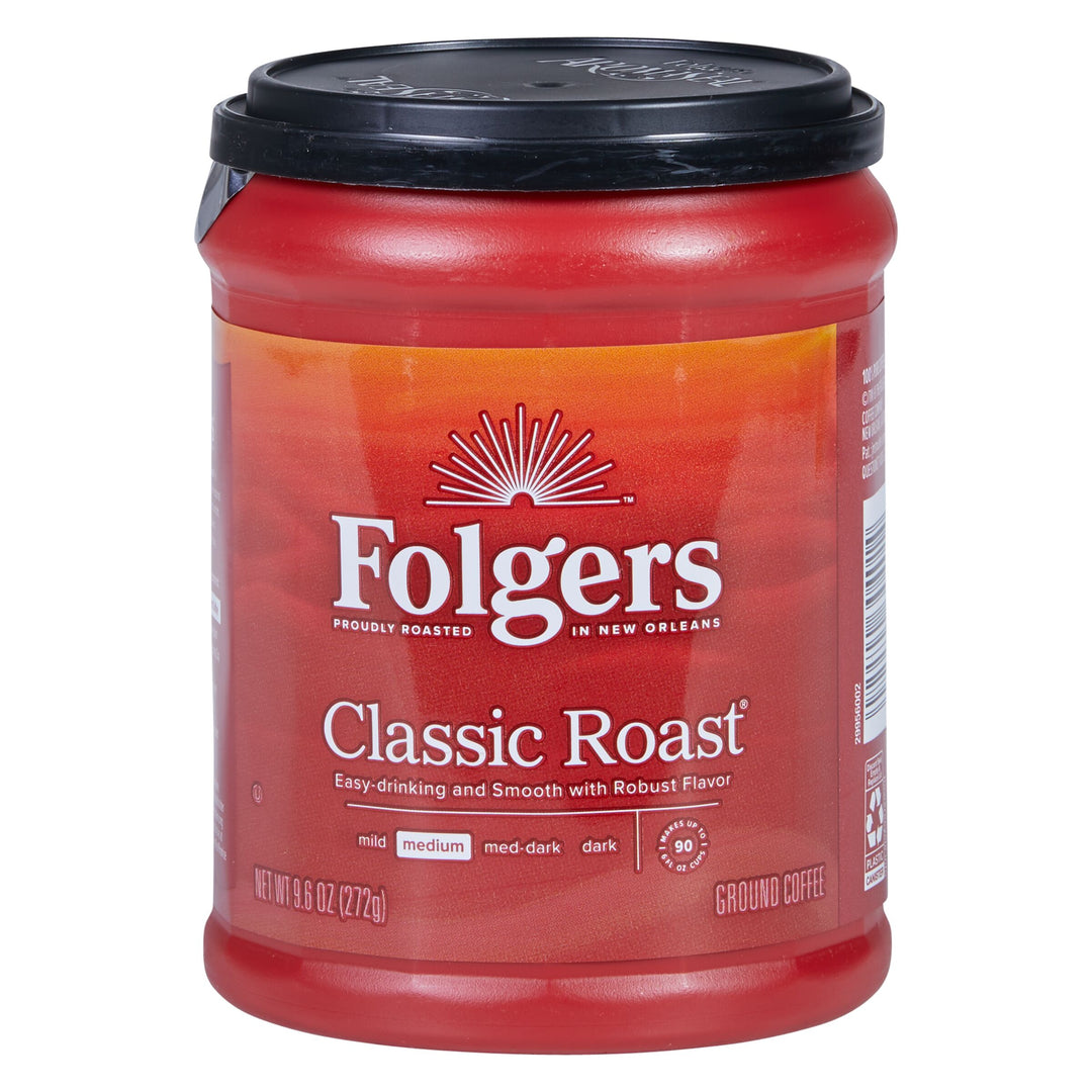 Folgers Classic Roast-9.6 oz.-6/Case