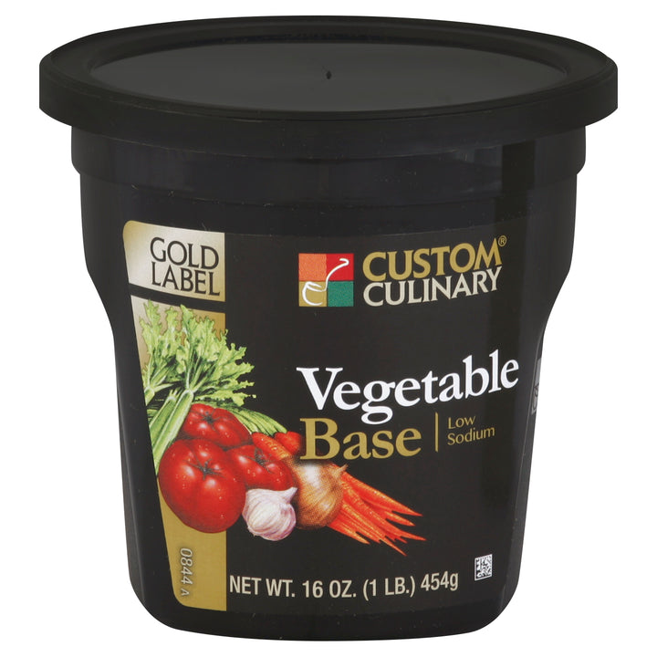 Gold Label No Msg Added Gluten Free Low Sodium Vegan Vegetable Base Paste-1 lb.-6/Case