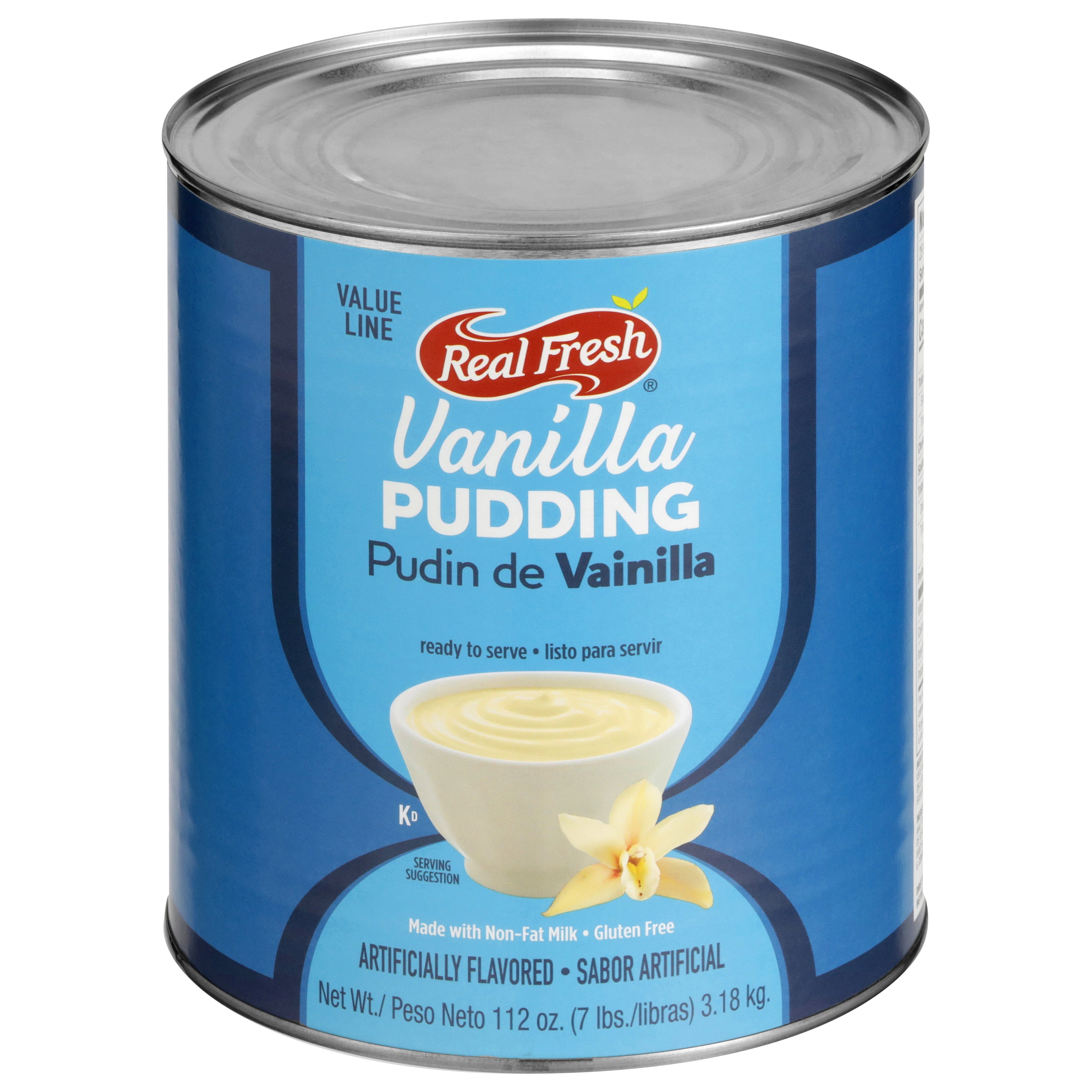 Real Fresh Value Line Trans Fat Free Vanilla Flavored Pudding-7 lb