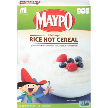 Maypo All Natural Creamy Rice Hot Cereal-28 oz.-1/Case