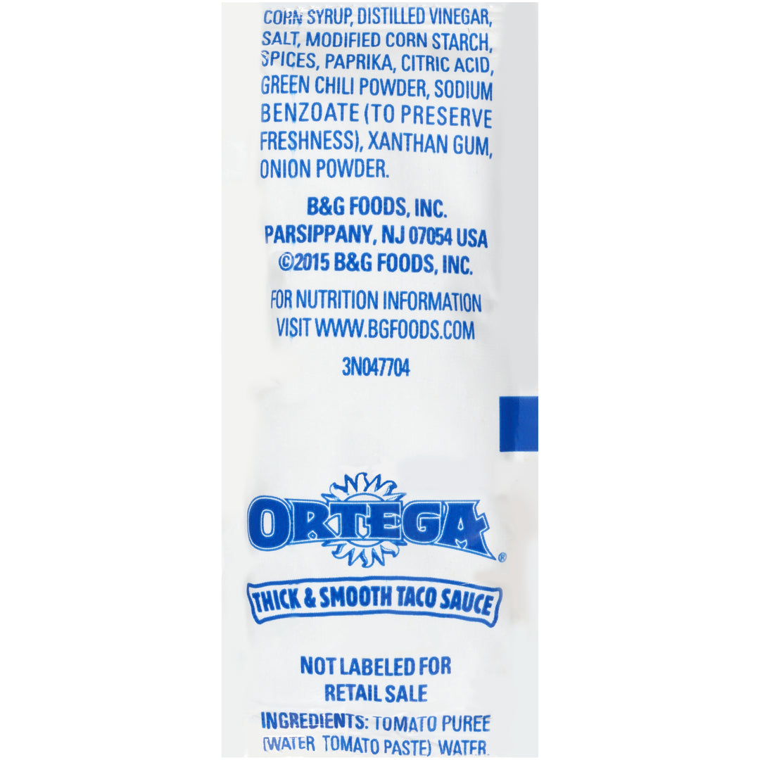 Ortega Taco Sauce-0.33 oz.-500/Case