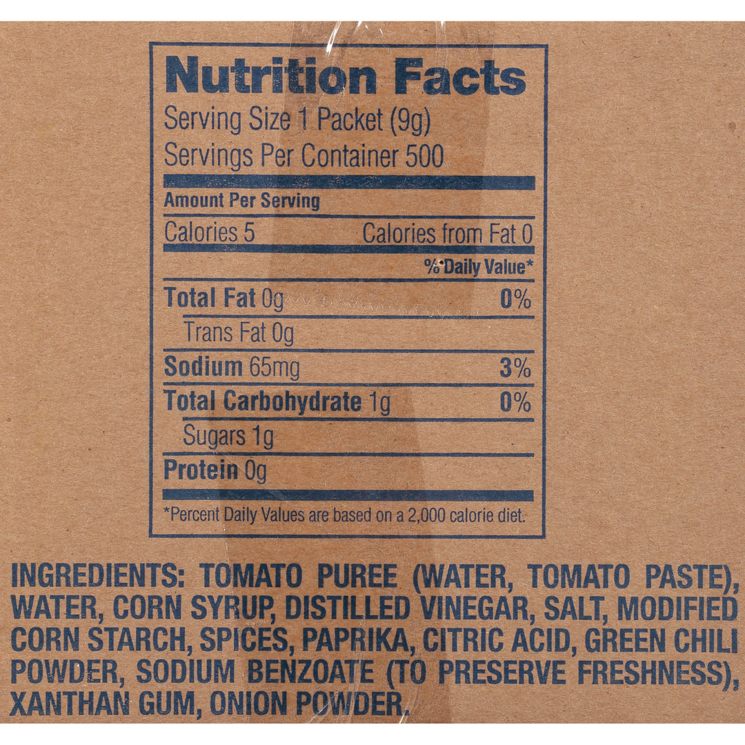 Ortega Taco Sauce-0.33 oz.-500/Case