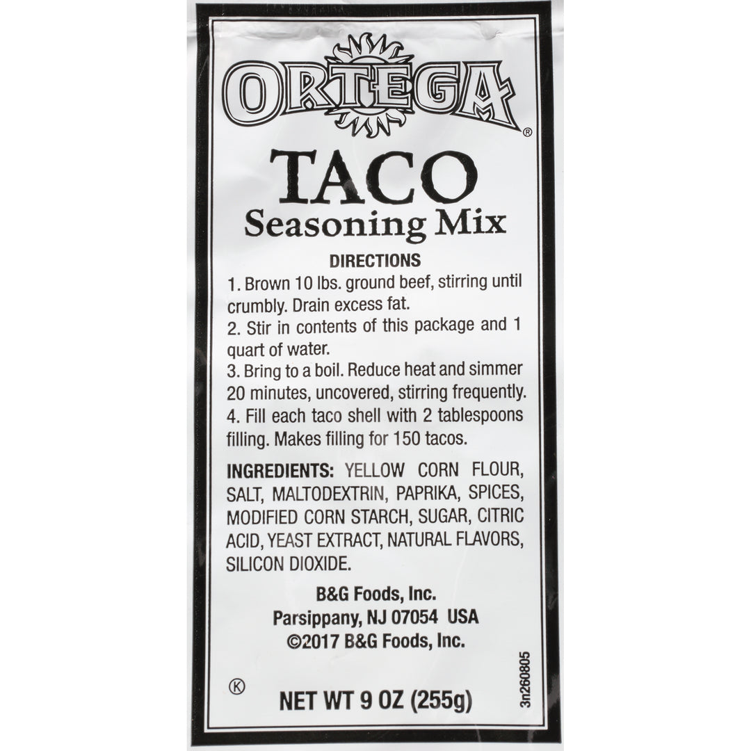Ortega Taco Sauce-0.33 oz.-500/Case
